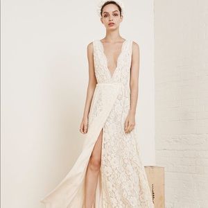 Reformation White Bridal dress NWT